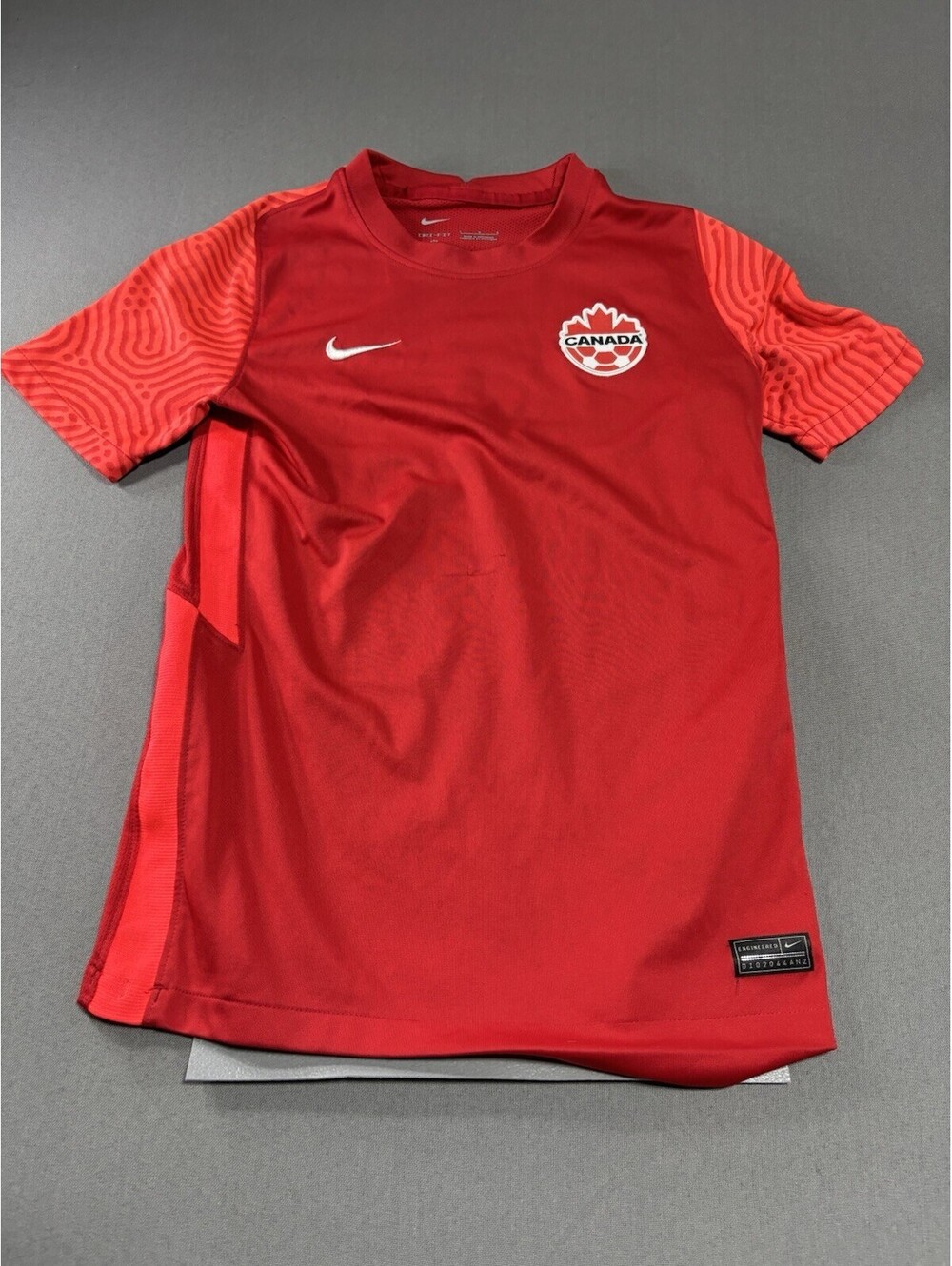 2021-2022 Nike Canada Home Soccer Football Jersey Youth L